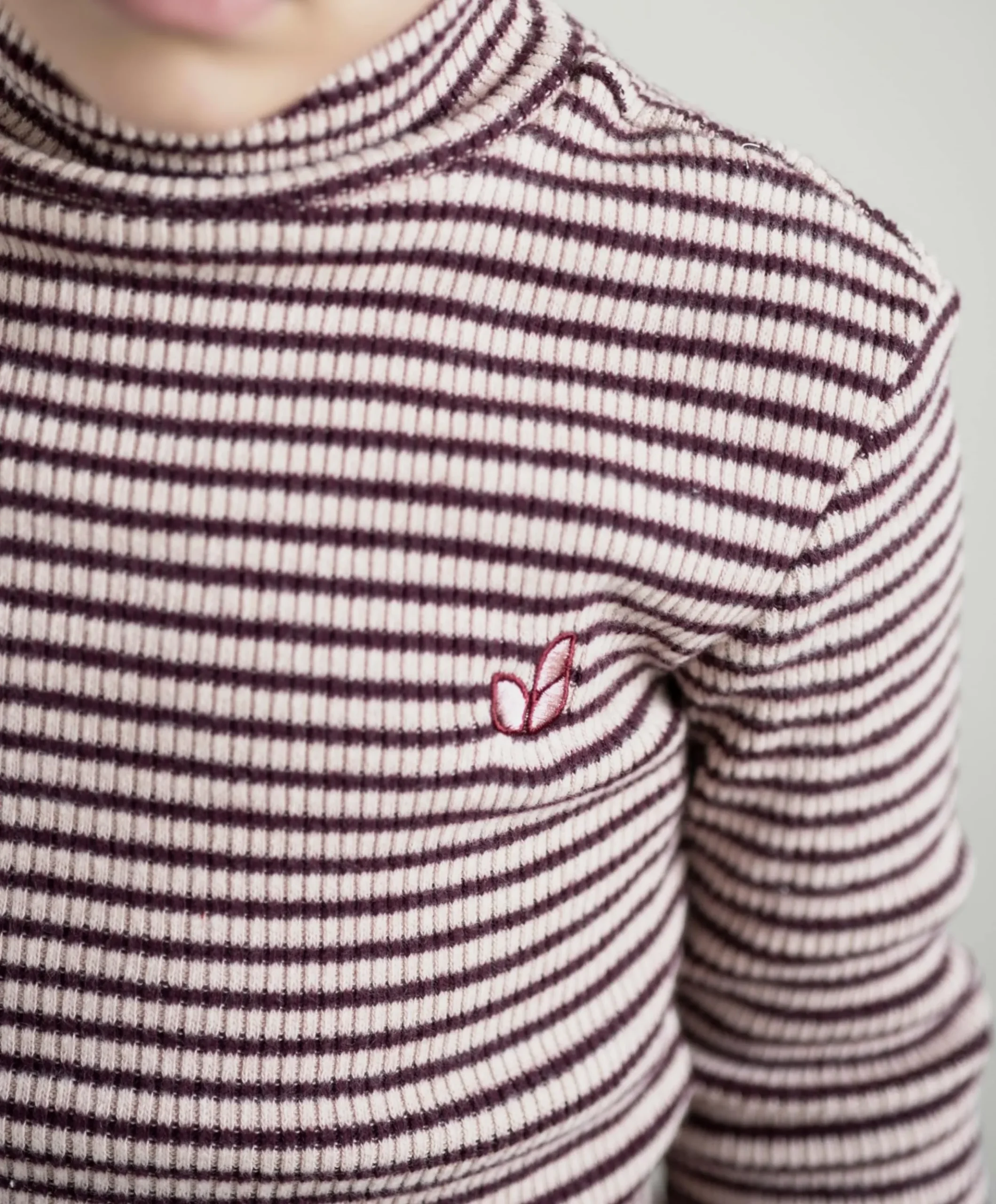 Meisjes longsleeve bordeaux