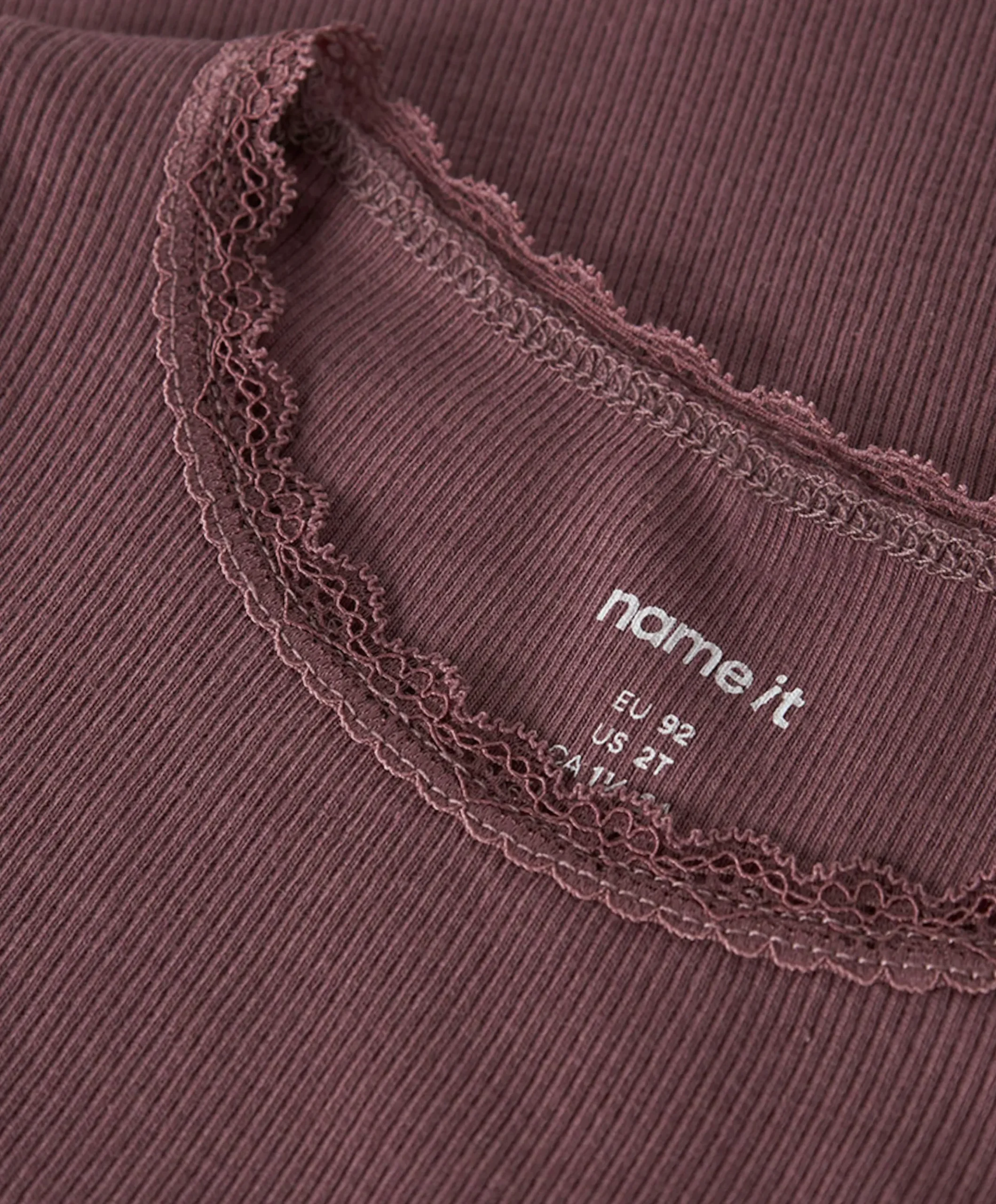 Meisjes longsleeve bordeaux