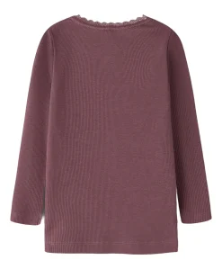 Meisjes longsleeve bordeaux