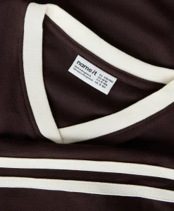 Meisjes longsleeve bruin