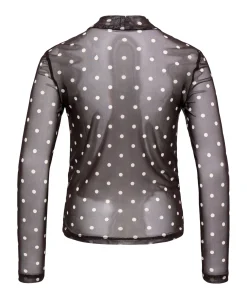 Meisjes longsleeve bruin