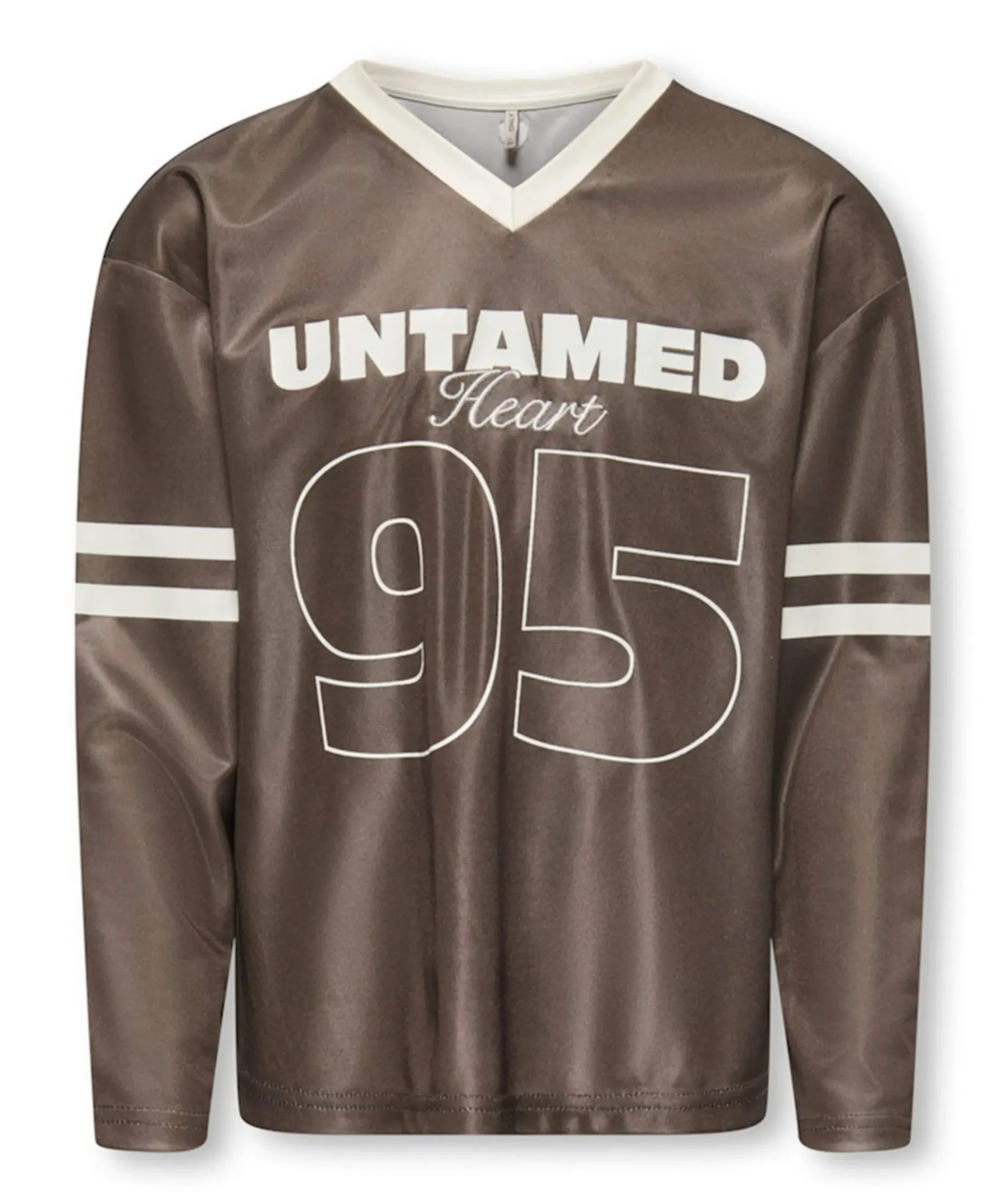 Meisjes longsleeve bruin