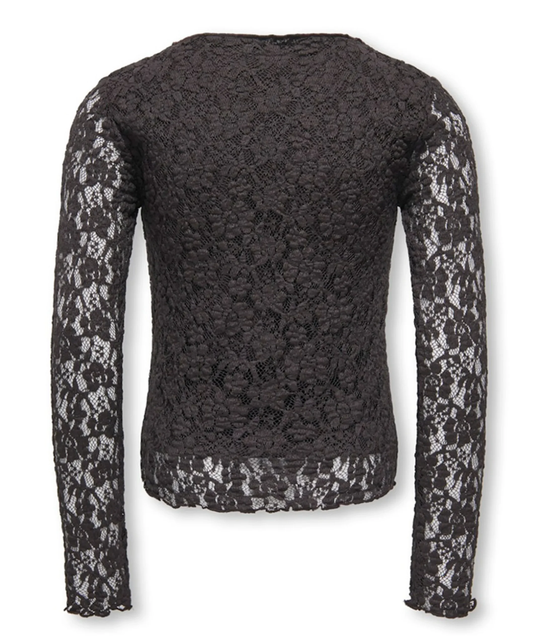 Meisjes longsleeve bruin