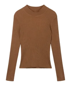 Meisjes longsleeve bruin