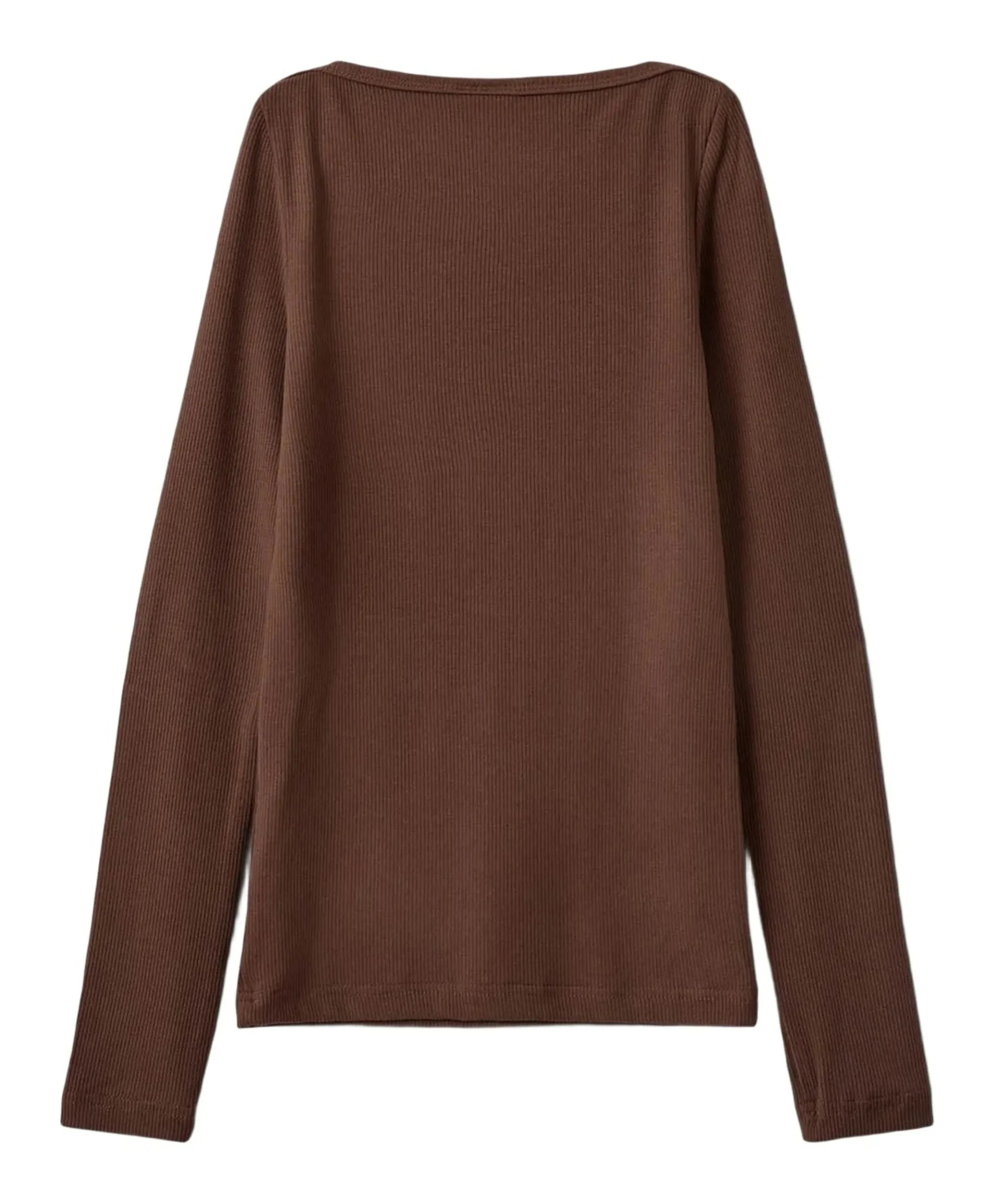 Meisjes longsleeve bruin