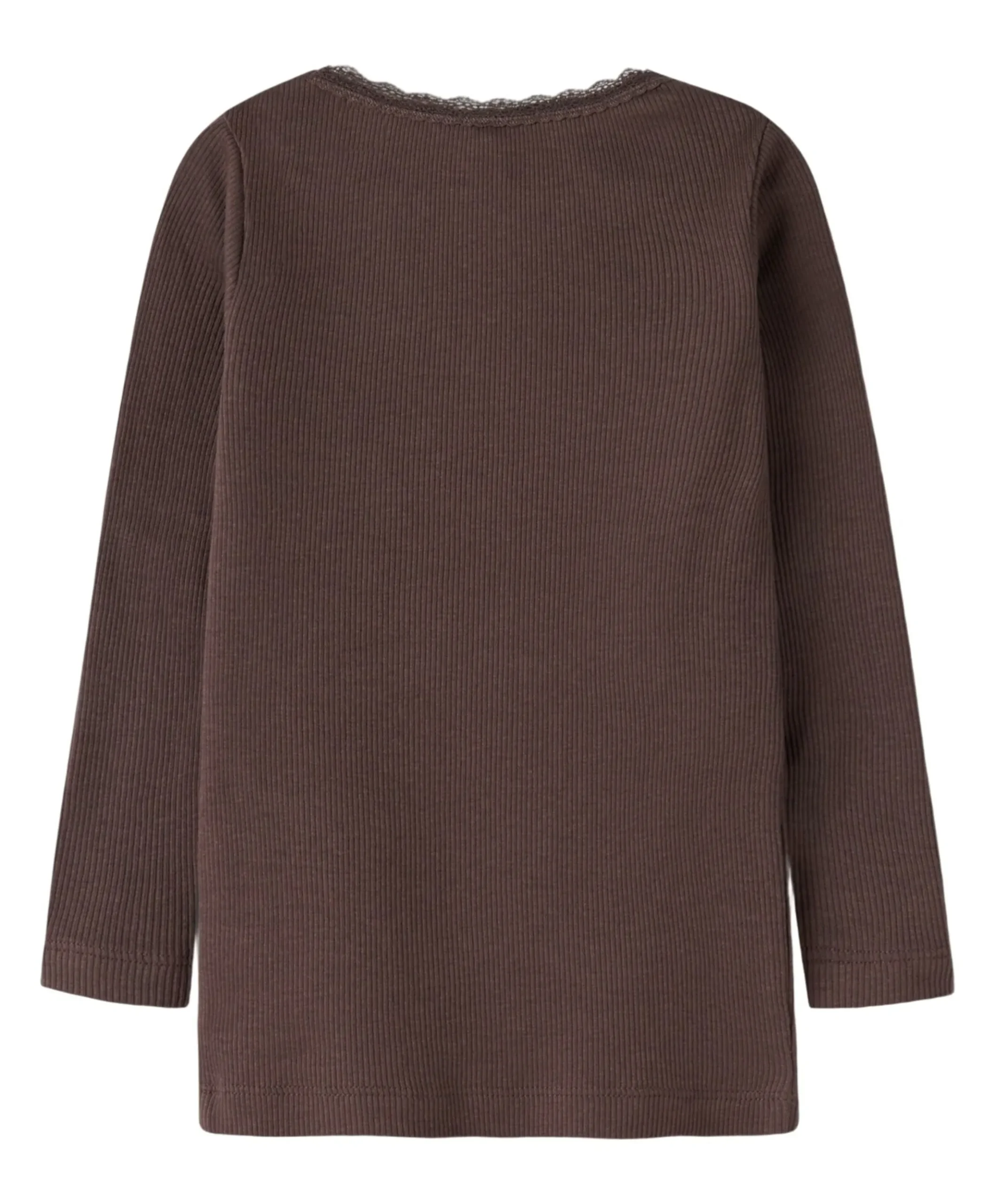 Meisjes longsleeve bruin