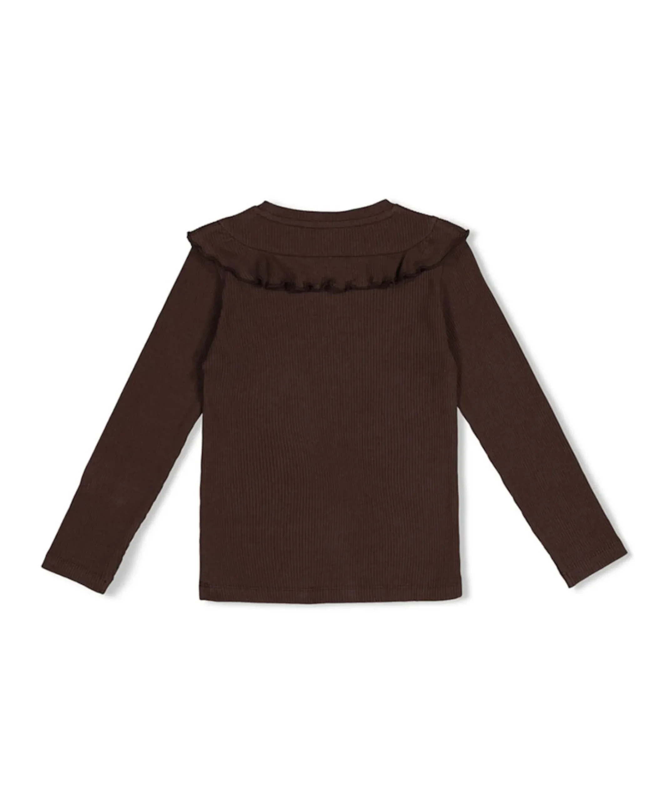 Meisjes longsleeve bruin