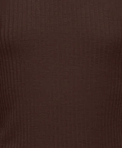 Meisjes longsleeve bruin