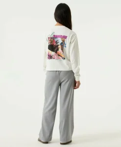 Meisjes longsleeve ecru