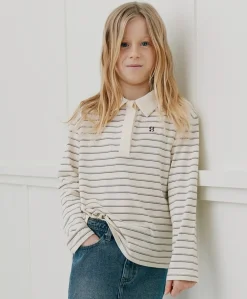 Meisjes longsleeve ecru