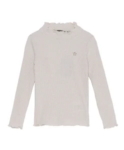 Meisjes longsleeve ecru