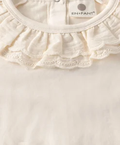 Meisjes longsleeve ecru
