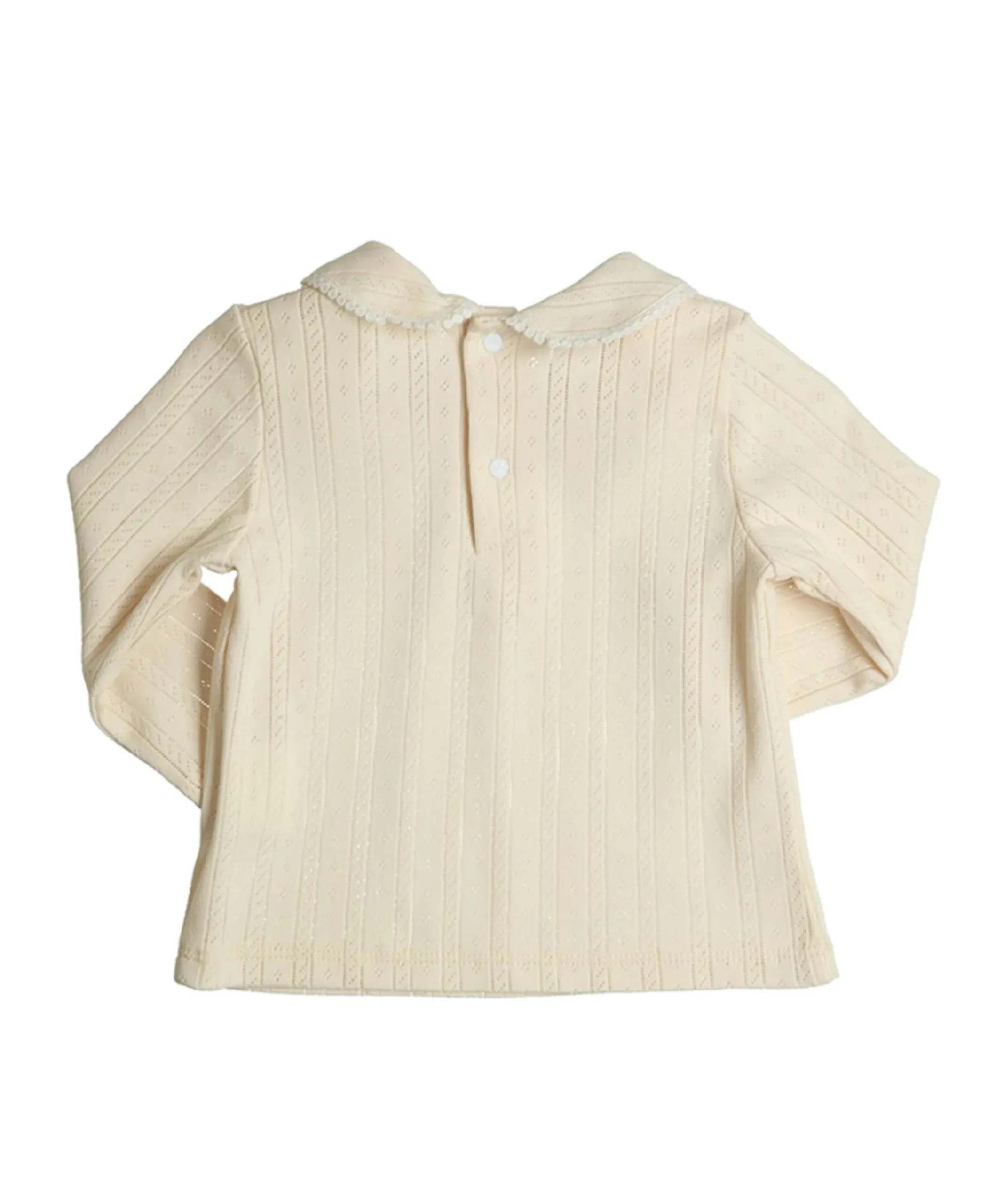 Meisjes longsleeve ecru