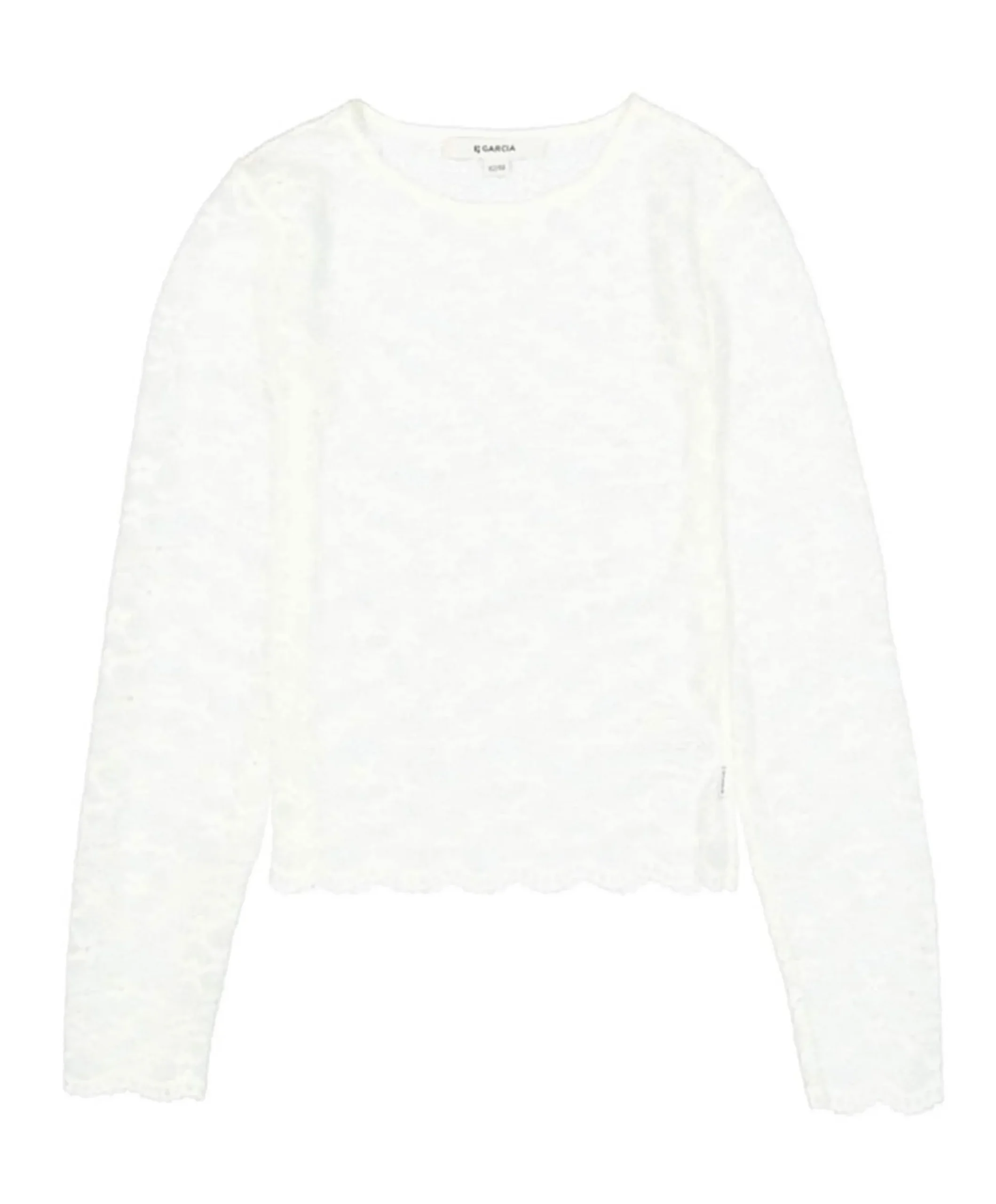 Meisjes longsleeve ecru