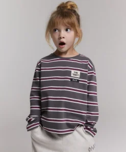 Meisjes longsleeve grijs