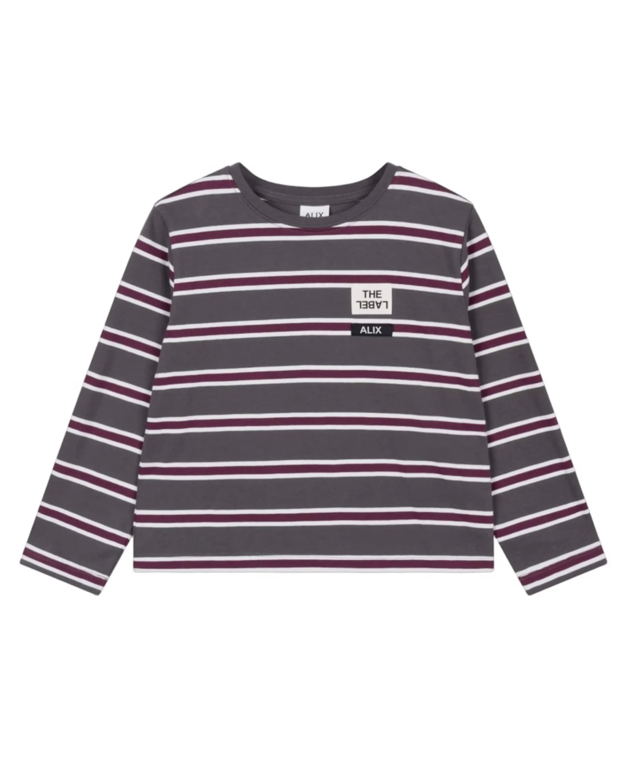 Meisjes longsleeve grijs