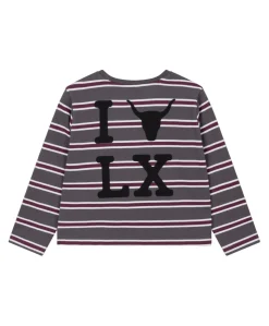 Meisjes longsleeve grijs