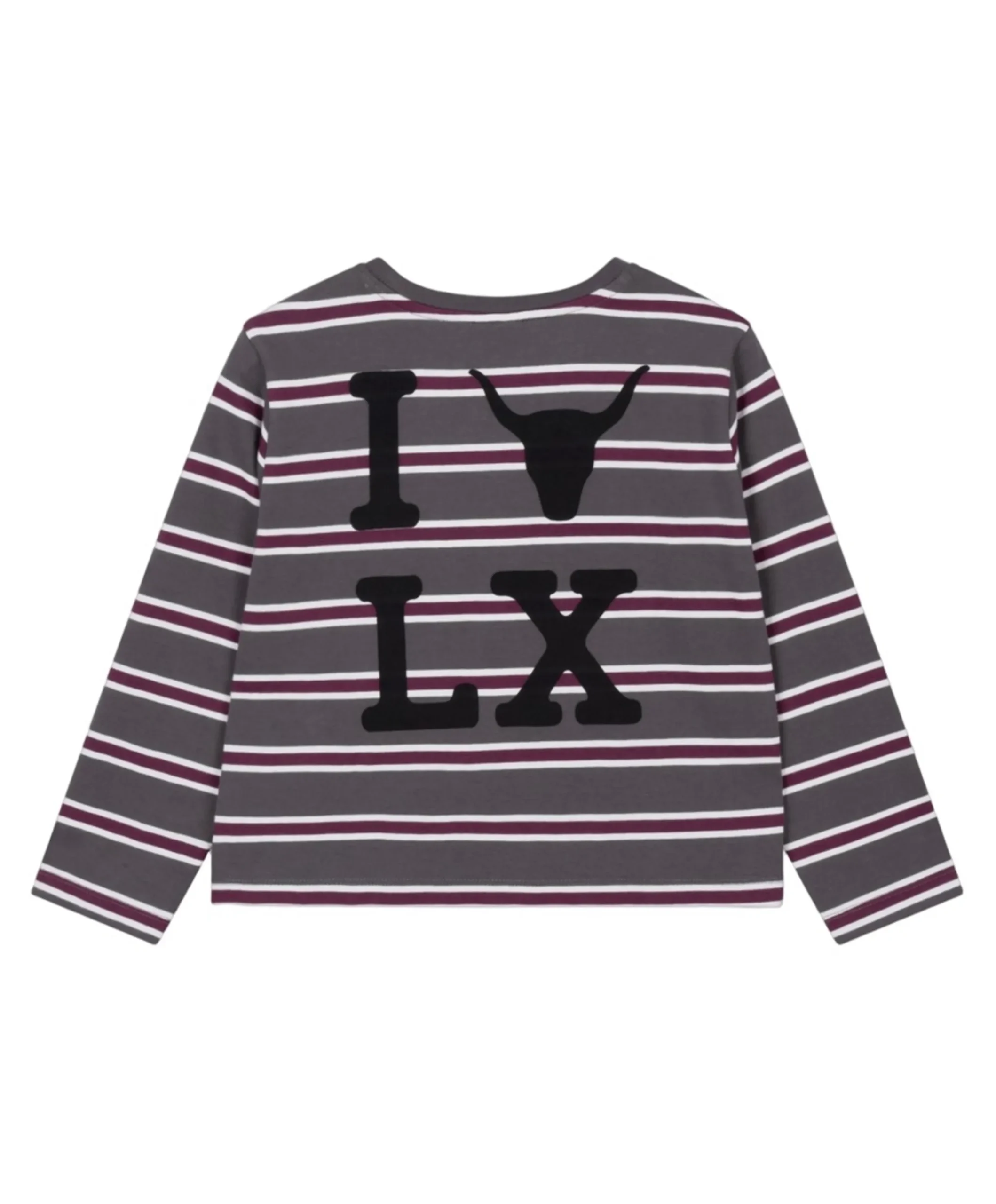 Meisjes longsleeve grijs