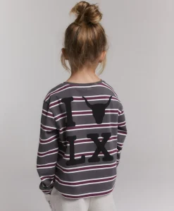 Meisjes longsleeve grijs