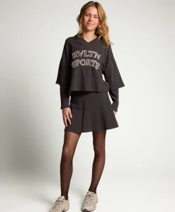 Meisjes longsleeve grijs