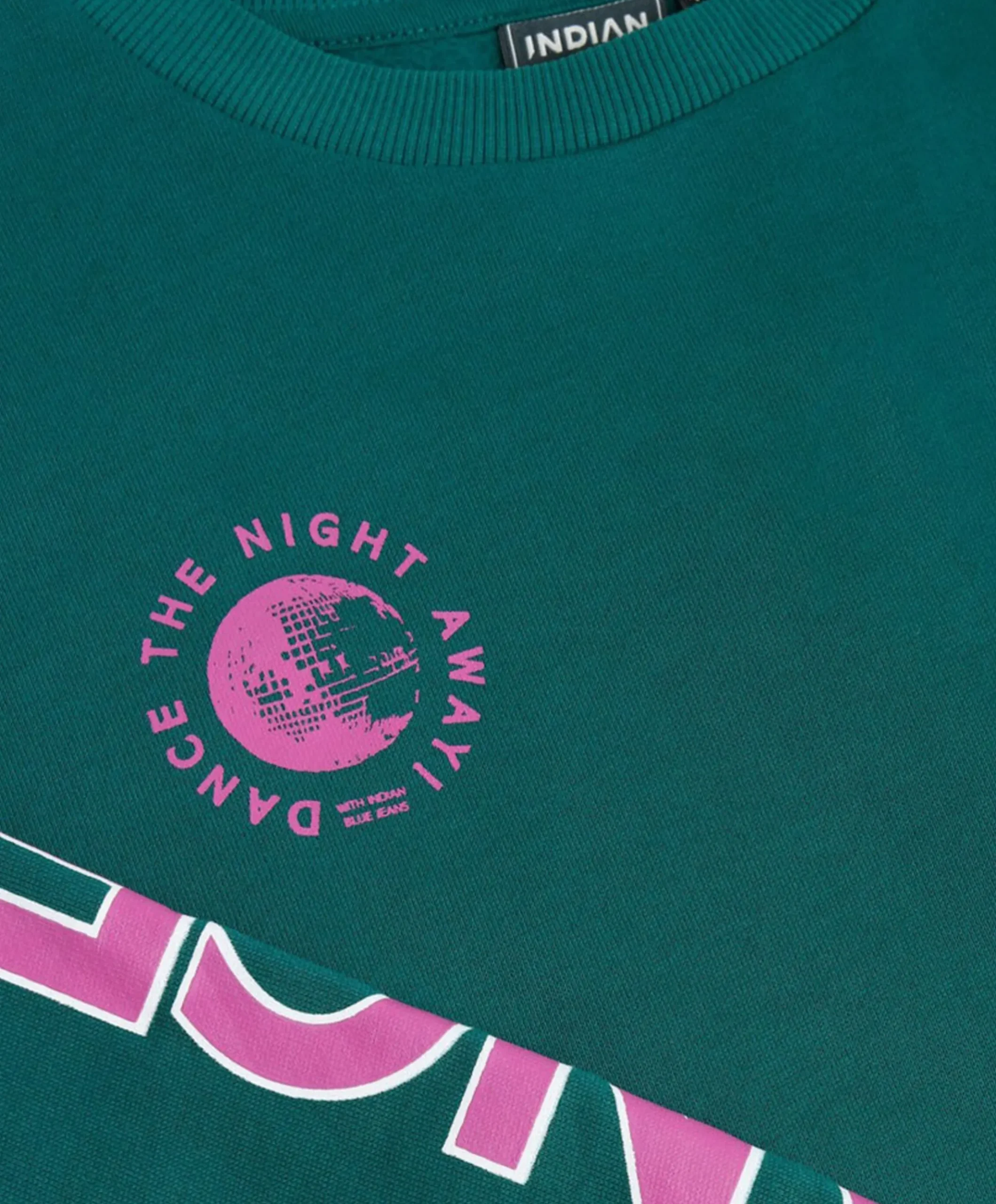 Meisjes longsleeve groen