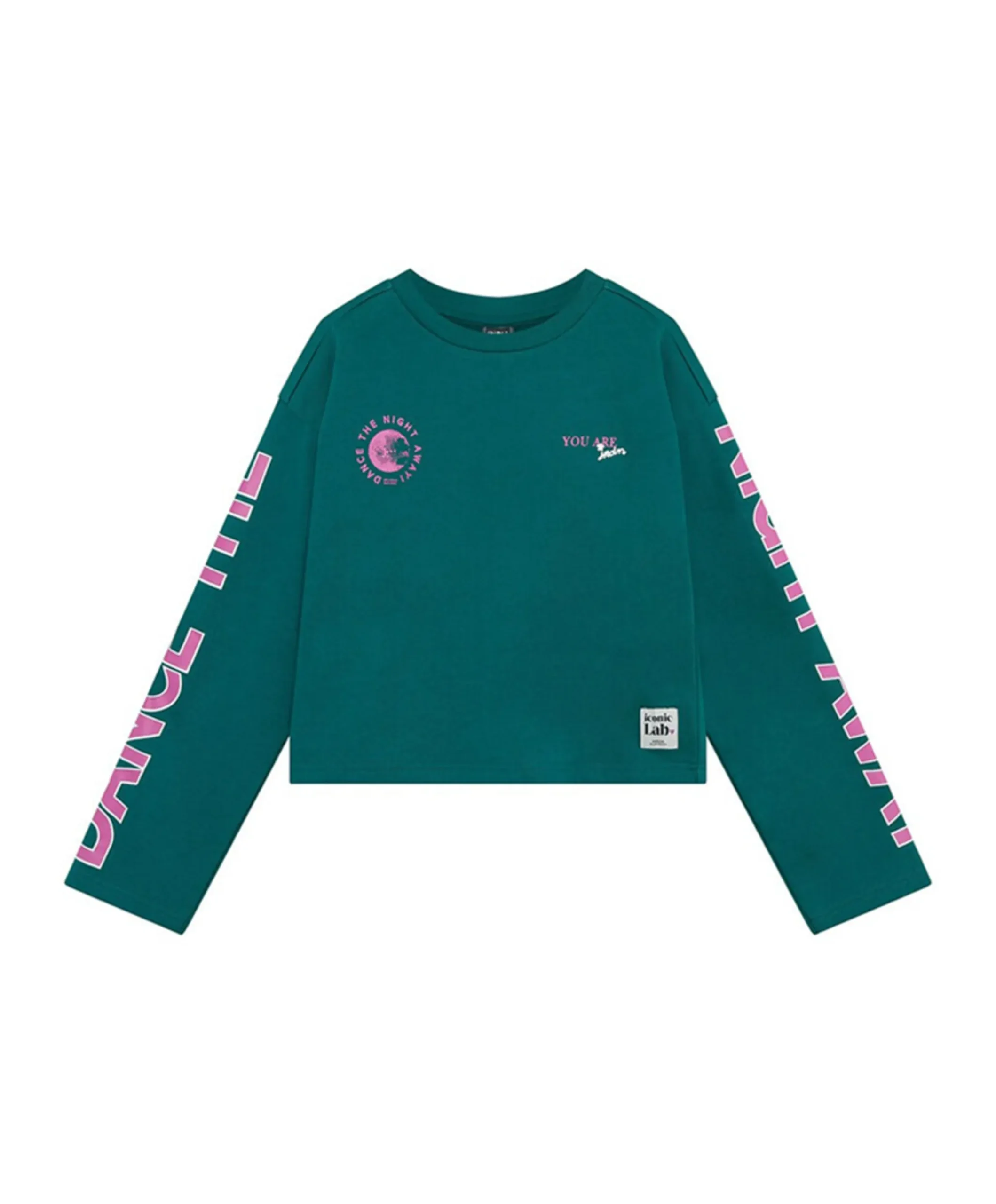 Meisjes longsleeve groen