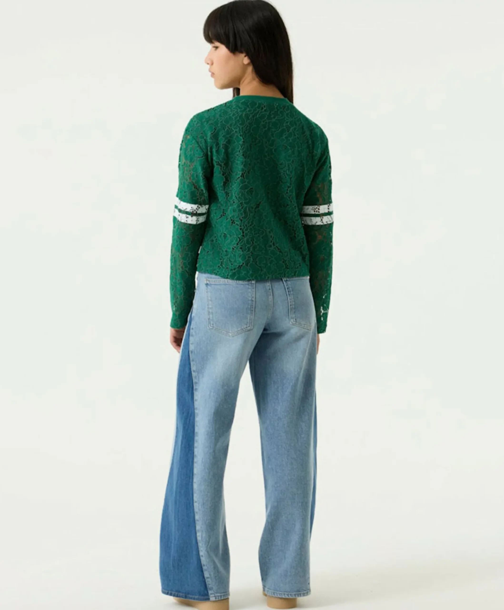 Meisjes longsleeve groen