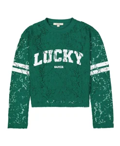 Meisjes longsleeve groen