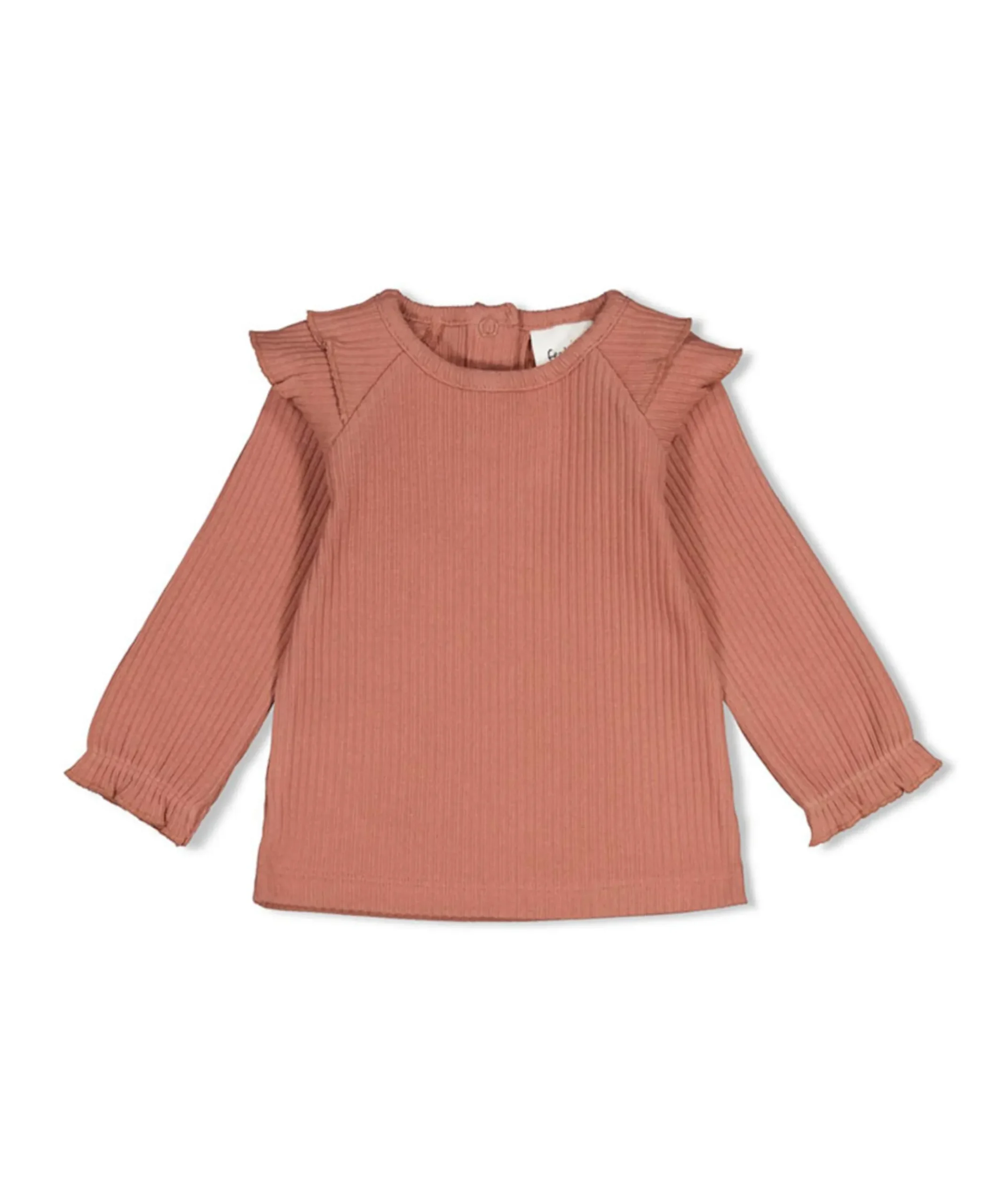 Meisjes longsleeve oranje