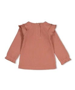 Meisjes longsleeve oranje
