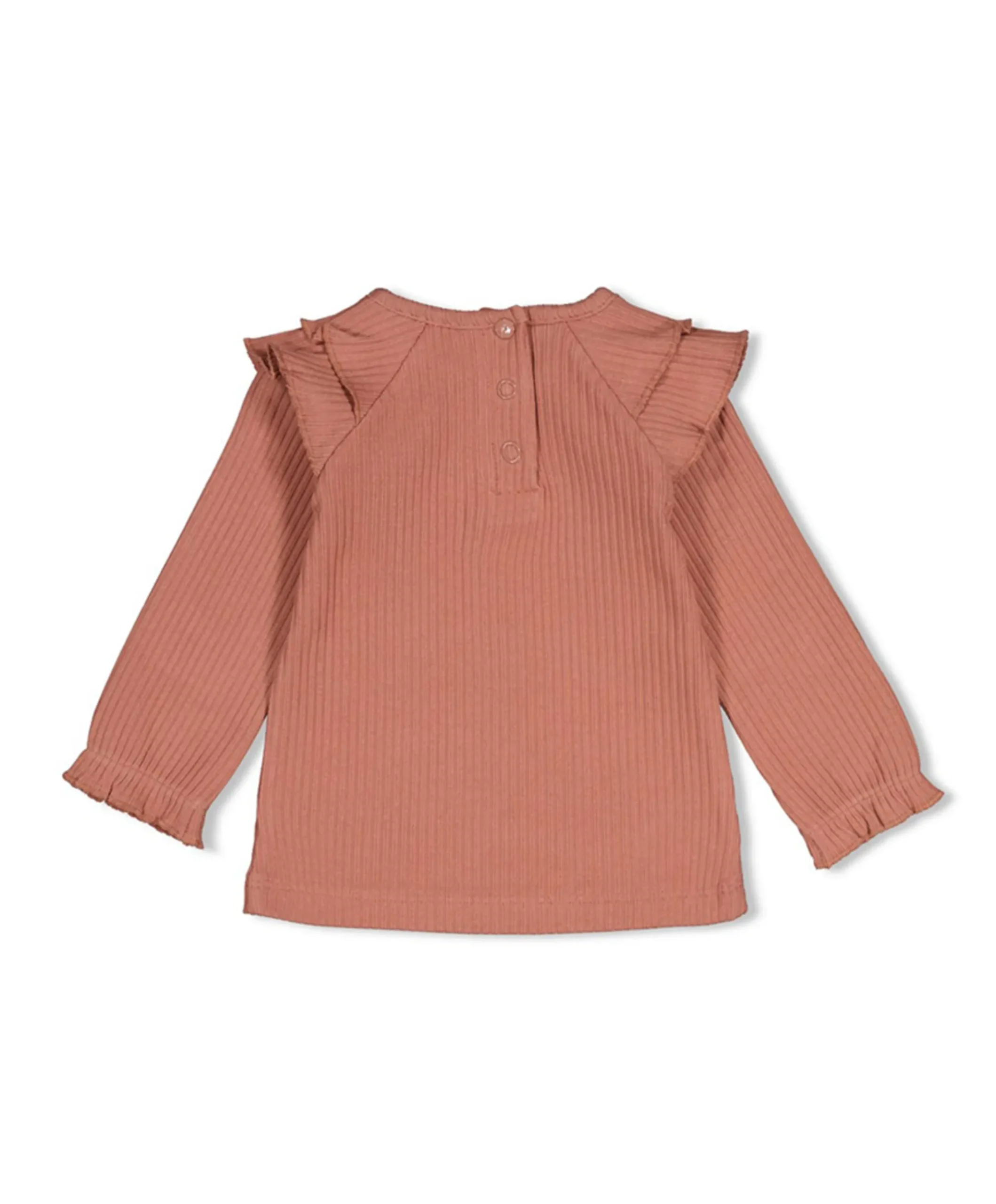 Meisjes longsleeve oranje