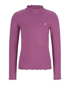 Meisjes longsleeve paars