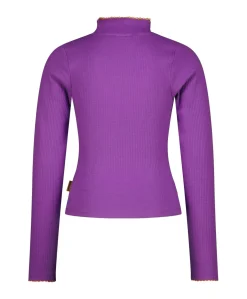 Meisjes longsleeve paars