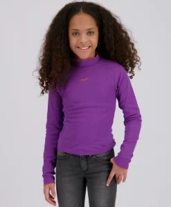Meisjes longsleeve paars