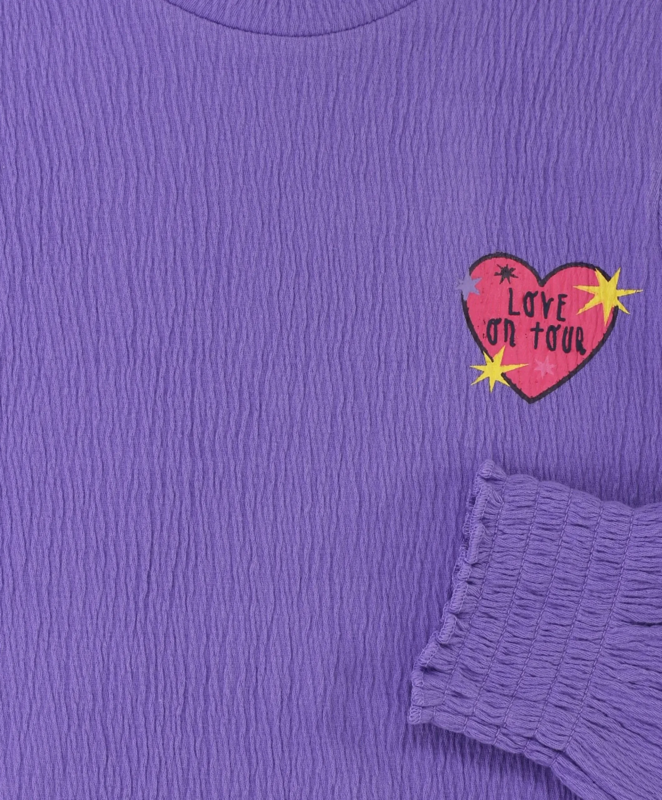 Meisjes longsleeve paars