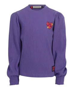 Meisjes longsleeve paars