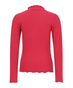Meisjes longsleeve rood
