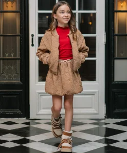 Meisjes longsleeve rood
