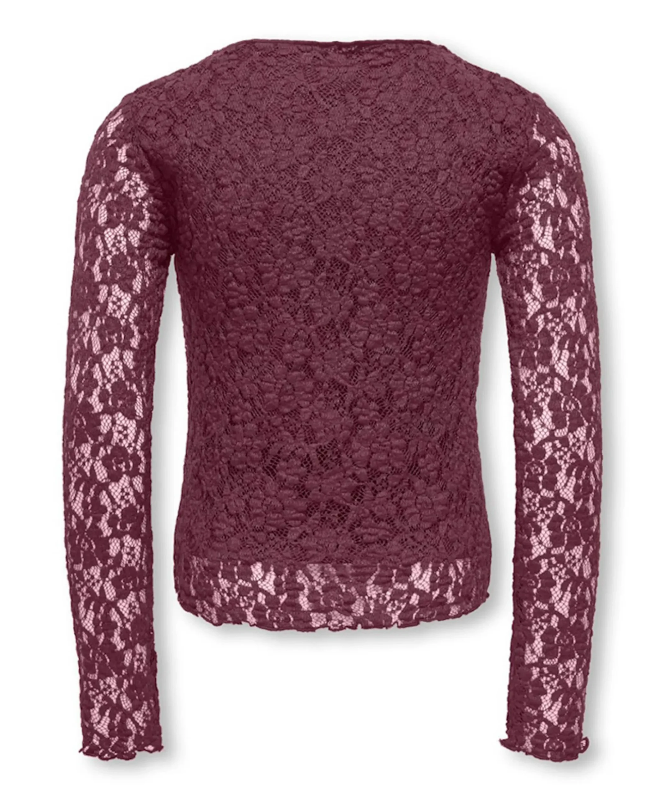 Meisjes longsleeve rood