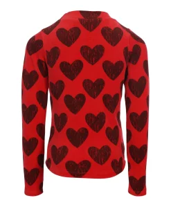 Meisjes longsleeve rood