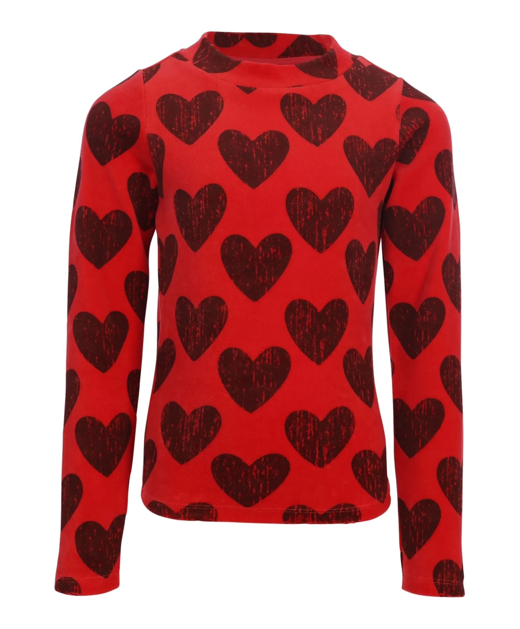 Meisjes longsleeve rood