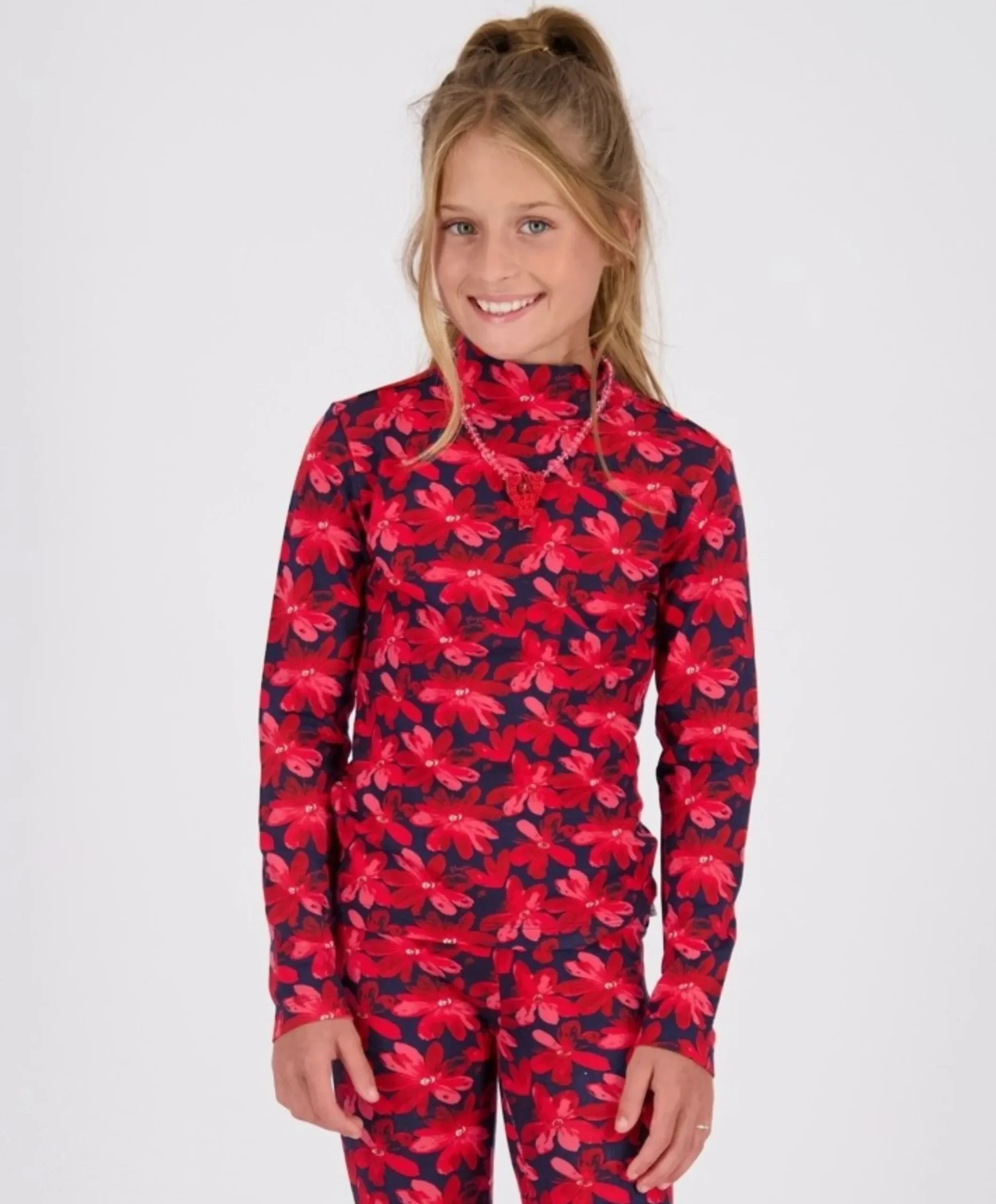 Meisjes longsleeve rood
