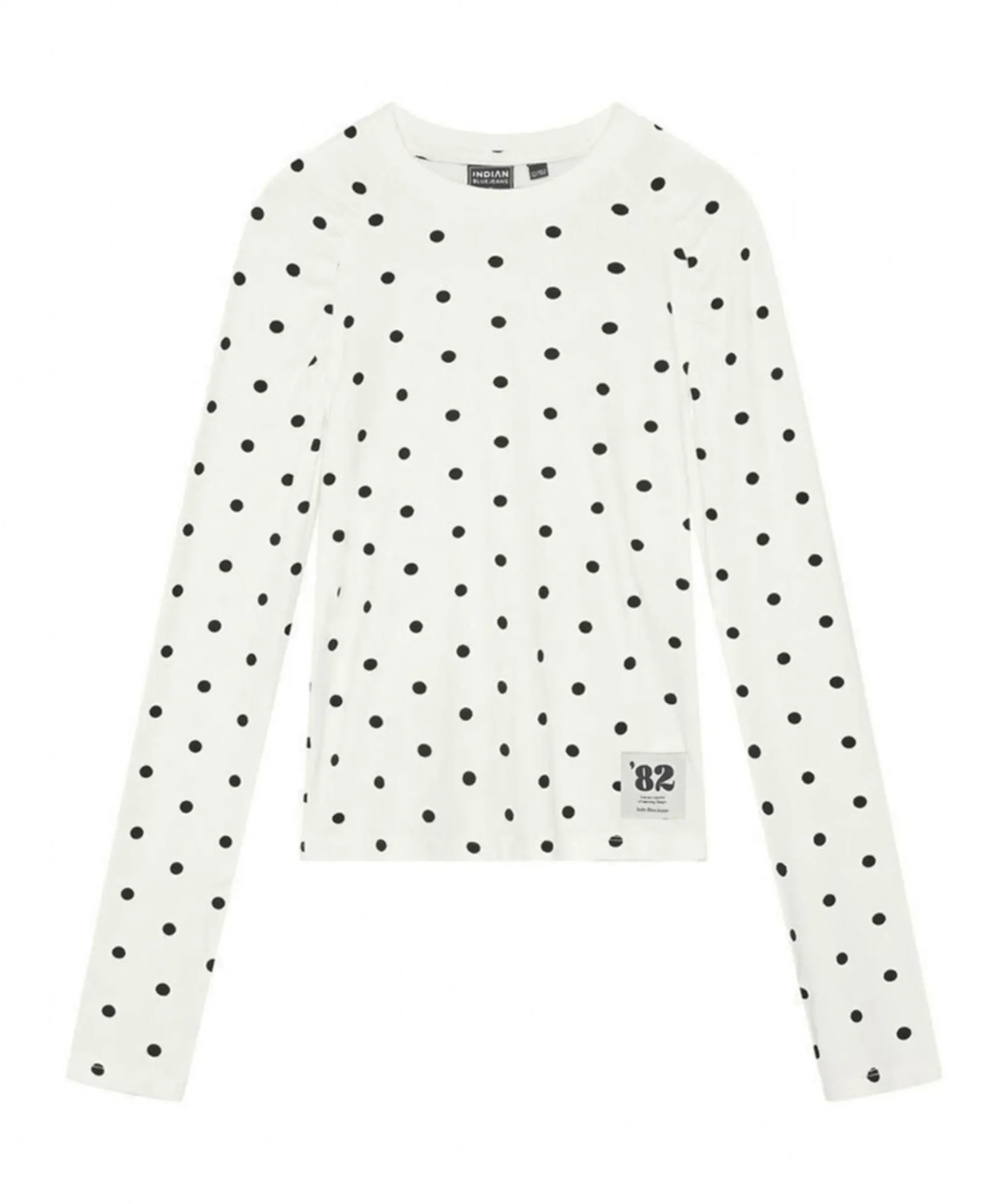 Meisjes longsleeve wit