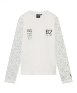 Meisjes longsleeve wit