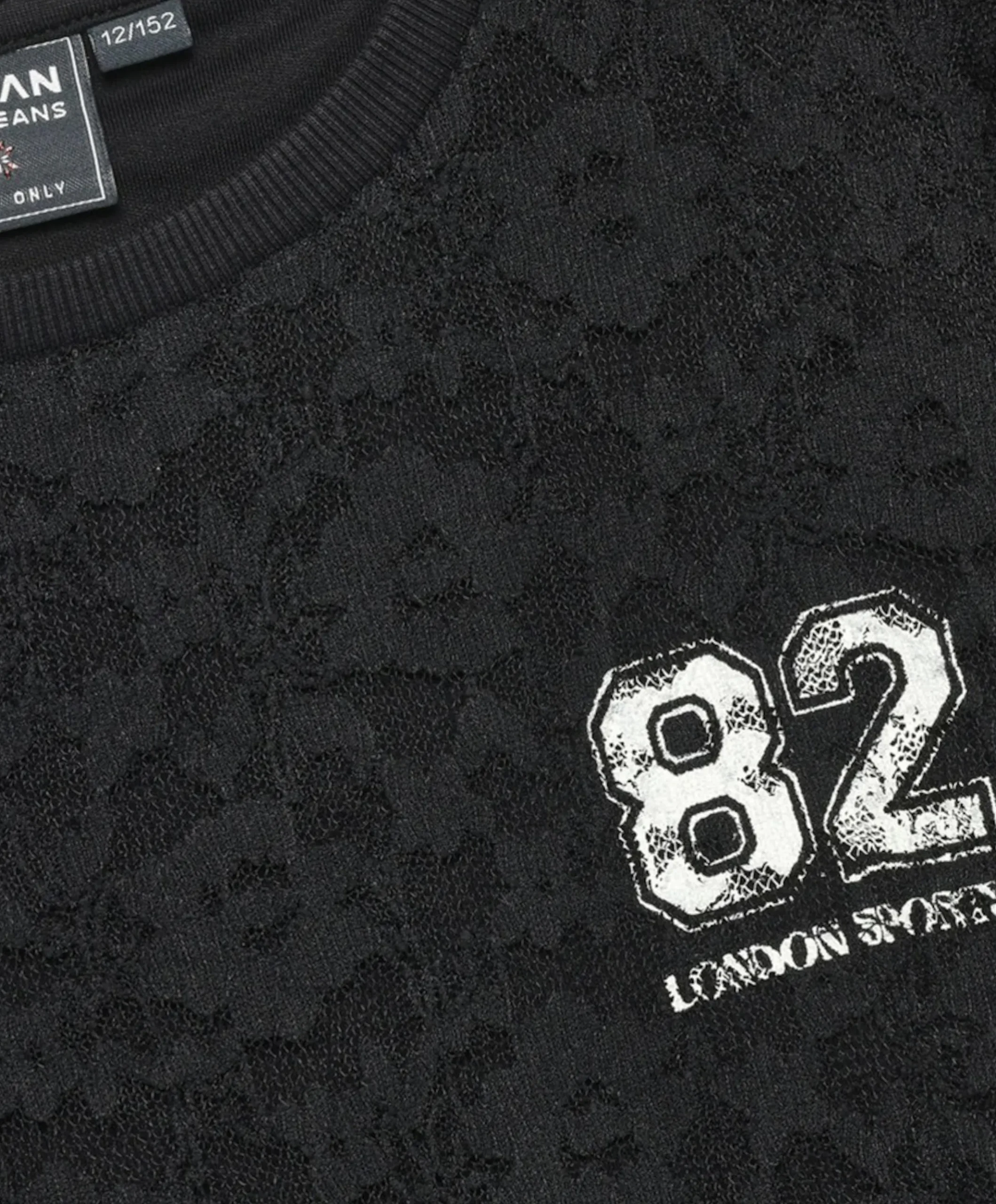 Meisjes longsleeve zwart