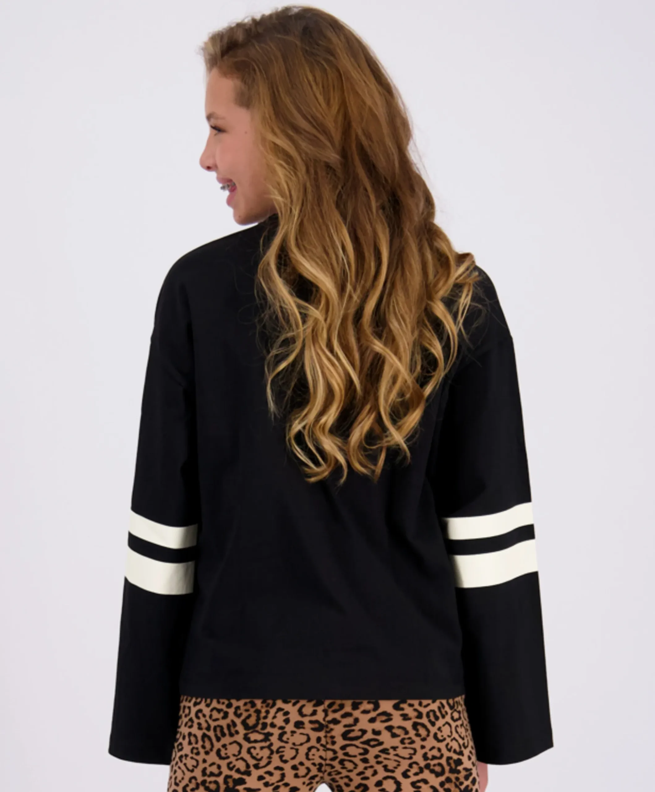 Meisjes longsleeve zwart