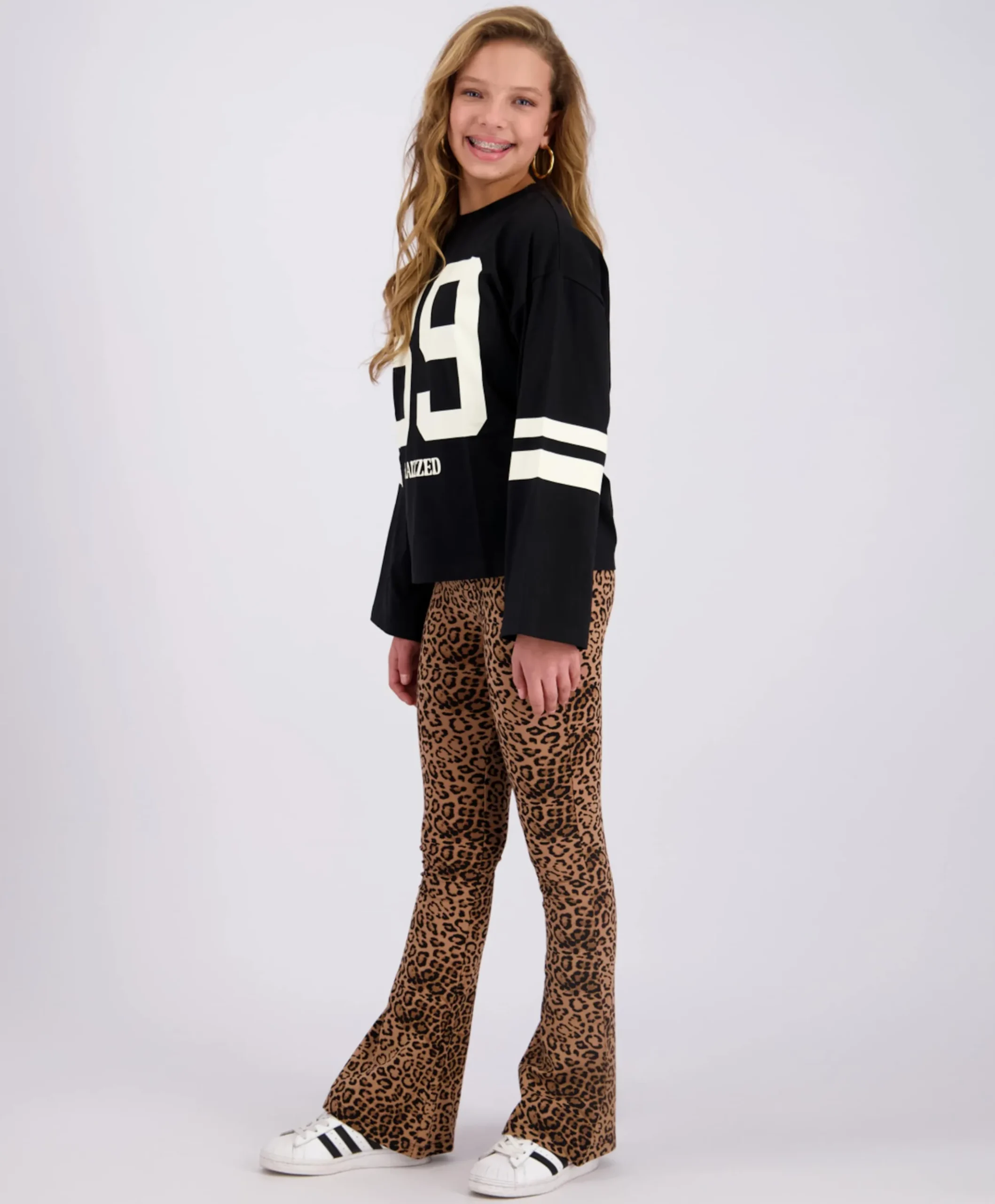 Meisjes longsleeve zwart