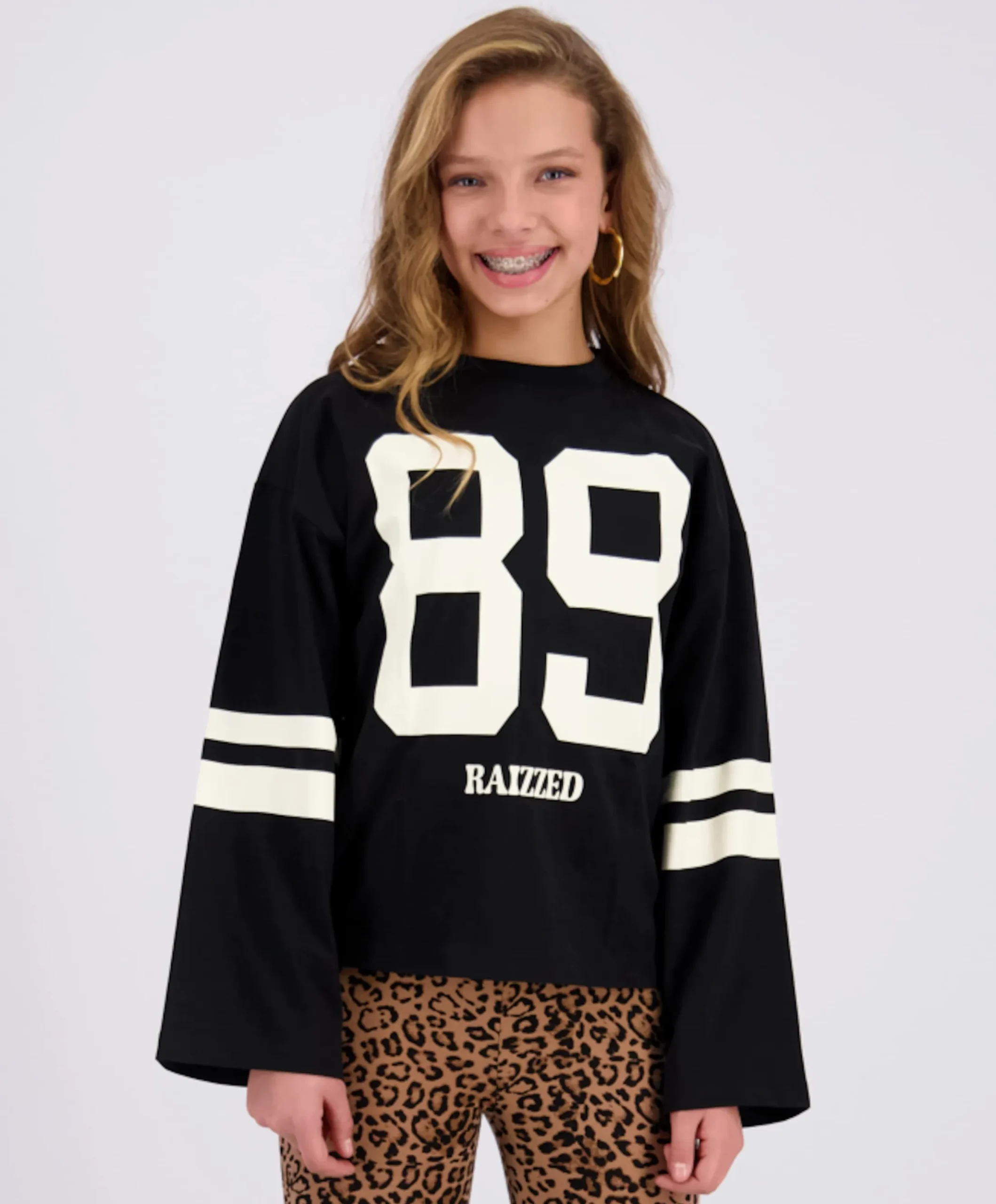Meisjes longsleeve zwart