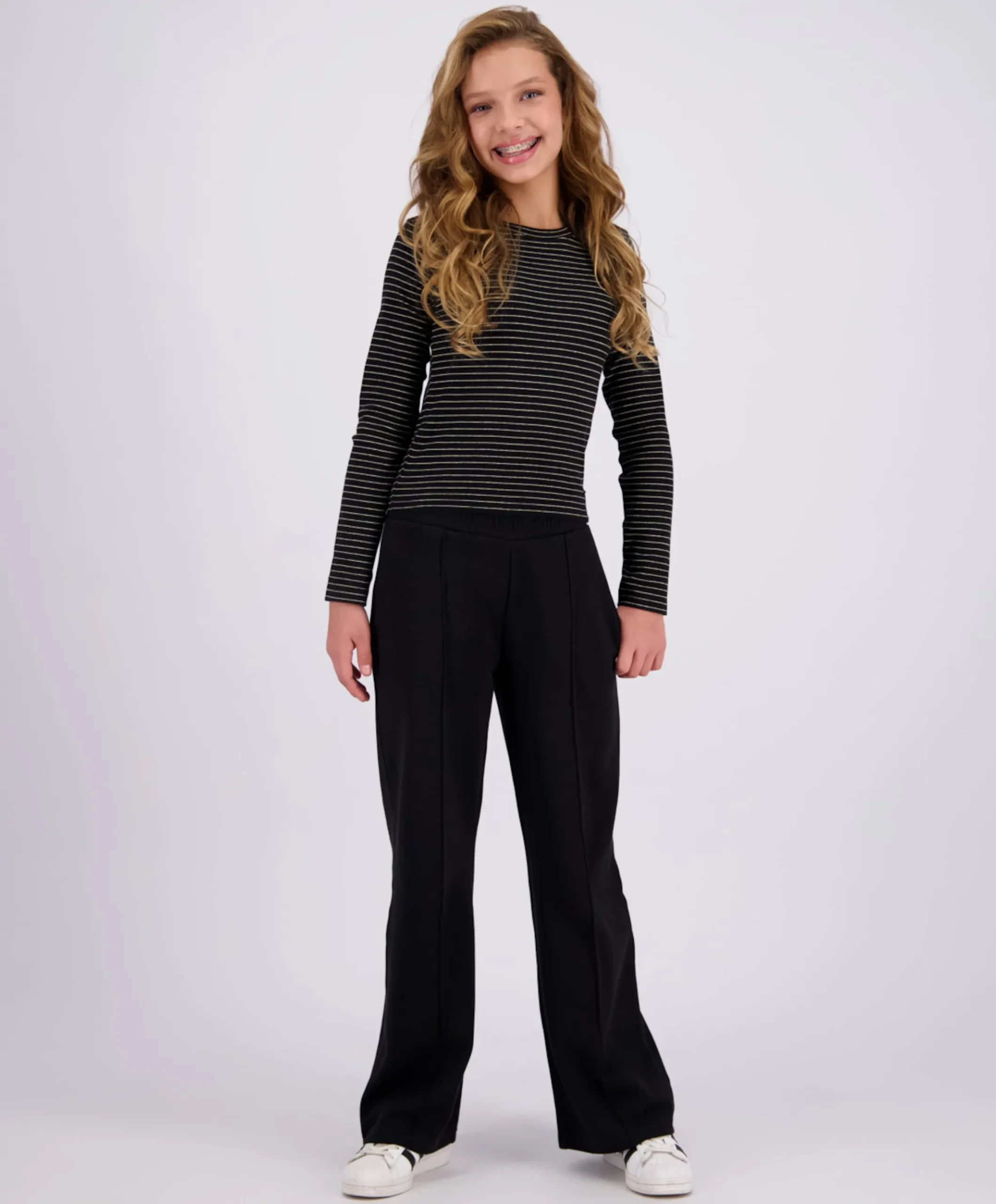 Meisjes longsleeve zwart
