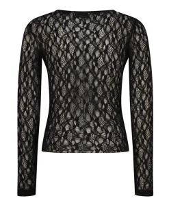 Meisjes longsleeve zwart